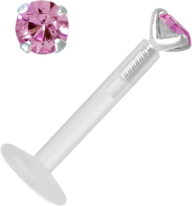 Produktbild Bijouteria Piercing (Bioplast, Silber 925, Premium Kristall)