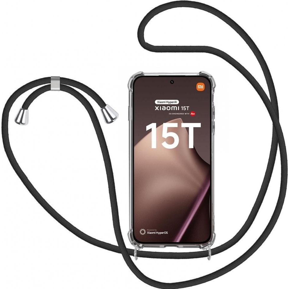 Screenguard Xiaomi 15T Loopster Necklace Hülle, Cordino per smartphone, Trasparente