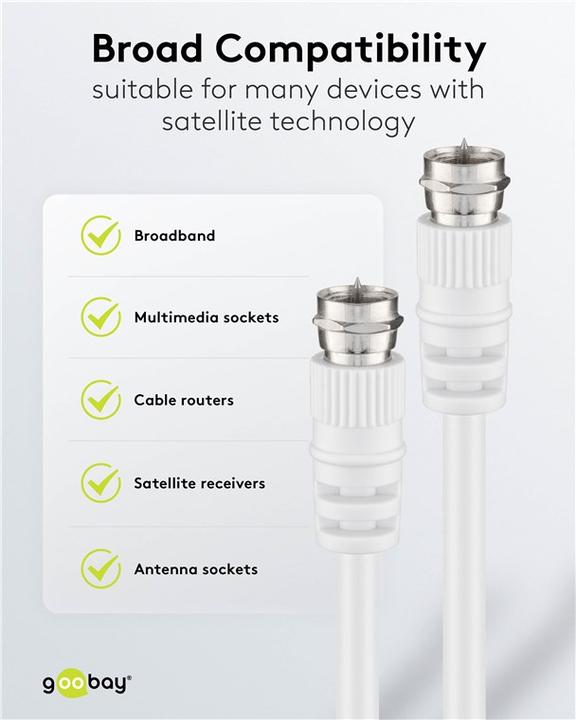 Image du produit Goobay Câble d'antenne SAT (Câble d'antenne)