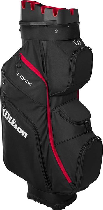 Image du produit Wilson - Sac pour chariot iLock - Noir/Rouge