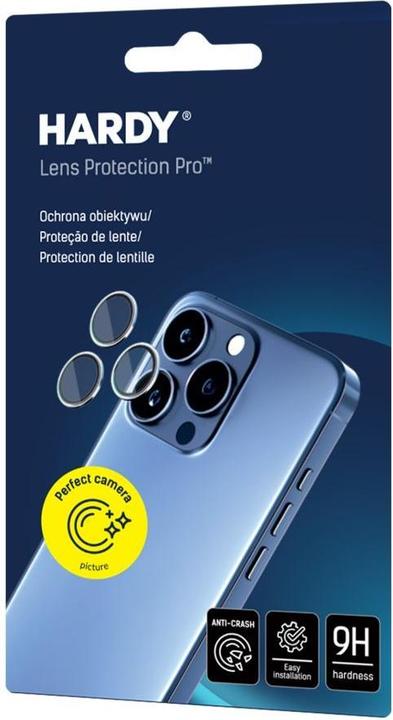 Actual product image 3MK HARDY Lens Protection Pro Glass for Apple iPhone 15 Pro - Blue (Apple iPhone 15 Pro)