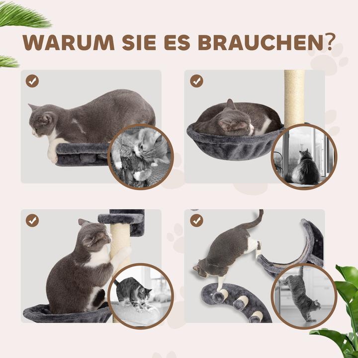 Produktbild PawHut Kletterwand (Dunkelgrau)