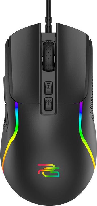 Proove Wired Gaming Mouse Assembler, RGB, 12400DPI, Black (Cable)