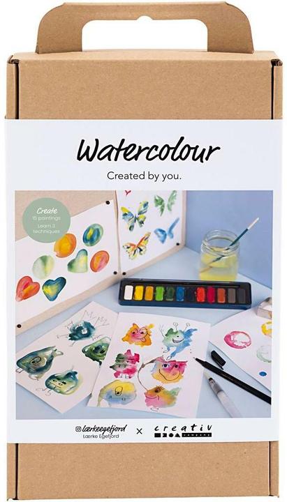 Actual product image Creativ Company Bastelset Wasserfarben