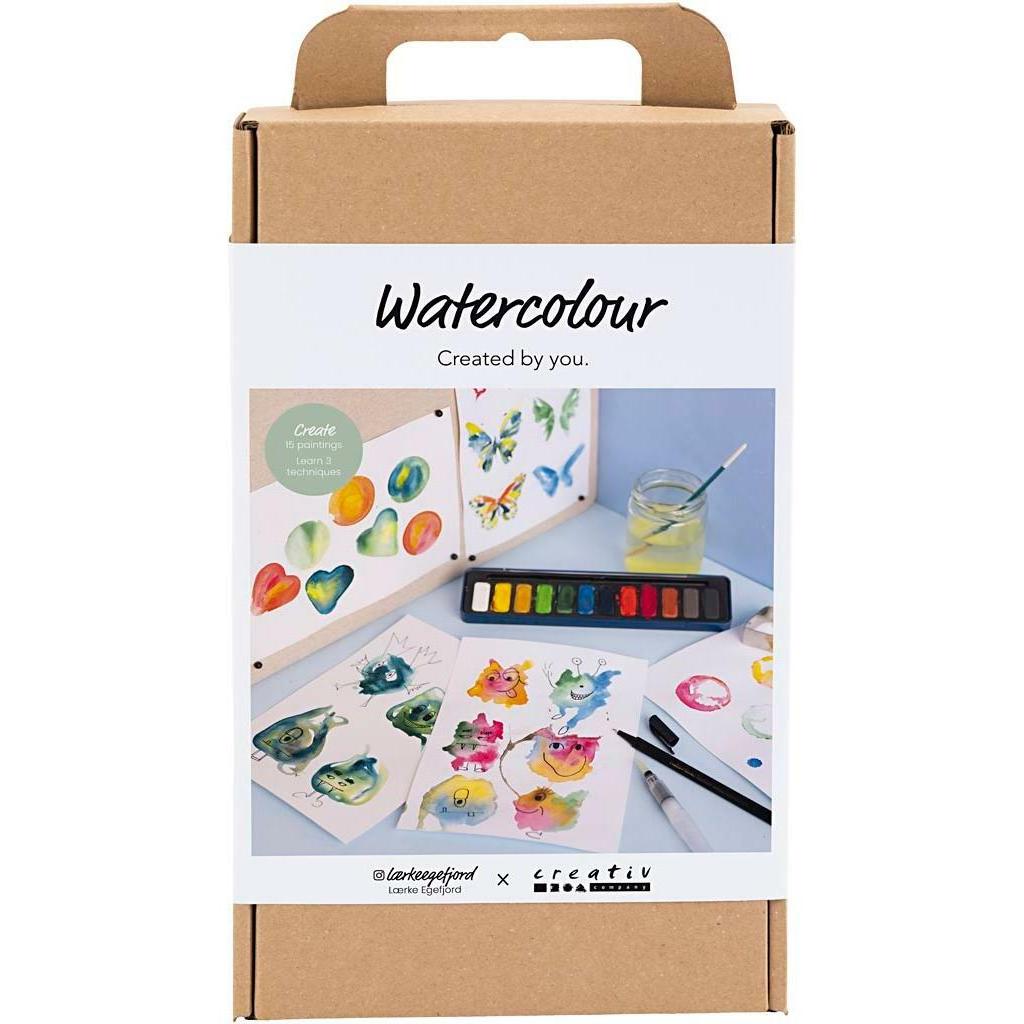 Creativ Company Bastelset Wasserfarben