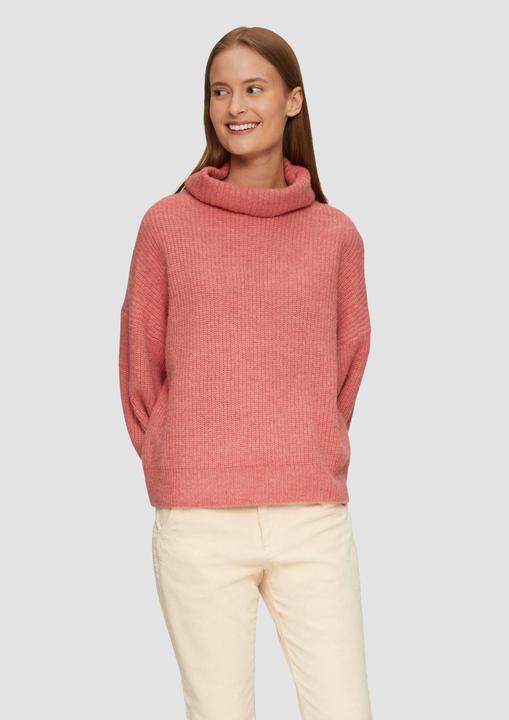 Produktbild S.Oliver Strickpullover Oversized Pullover mit Rollkragen (36)