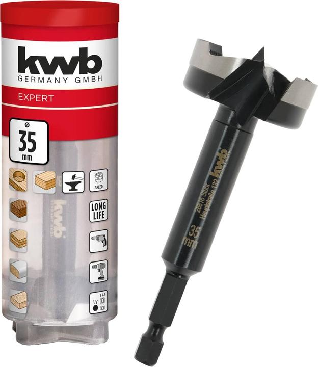 Actual product image kwb Forstner bit, 706435, 35 mm (35 millimetres)