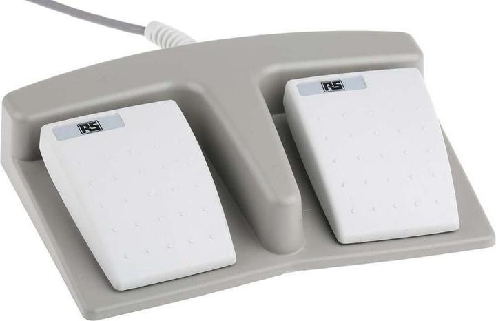 Produktbild RS PRO Fussschalter tastend grau IP68 zweifach