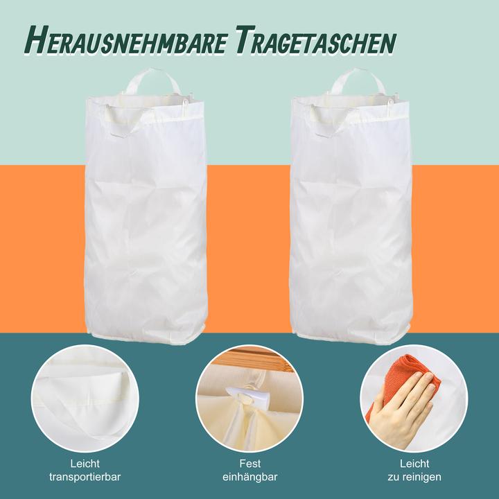 Produktbild Relaxdays Pfandflaschen-Sammelbehälter 2 Fächer (170 l)
