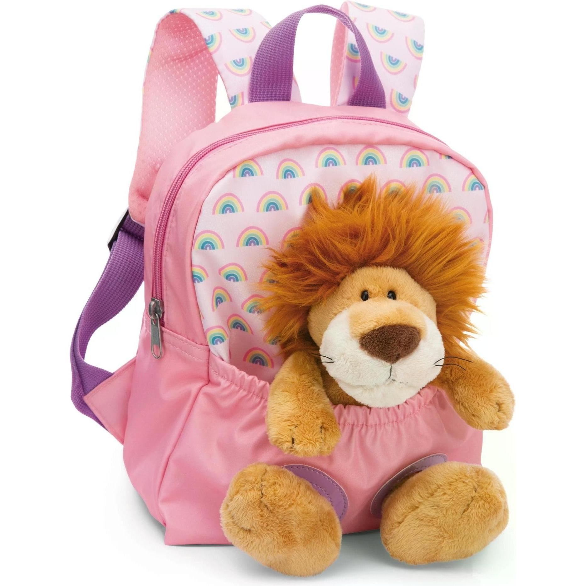 NICI, Kindergartentasche, Rucksack mit Plüschtier, Rosa
