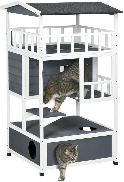 Immagine prodotto PawHut Casa per gatti a 4 piani (Gatto)