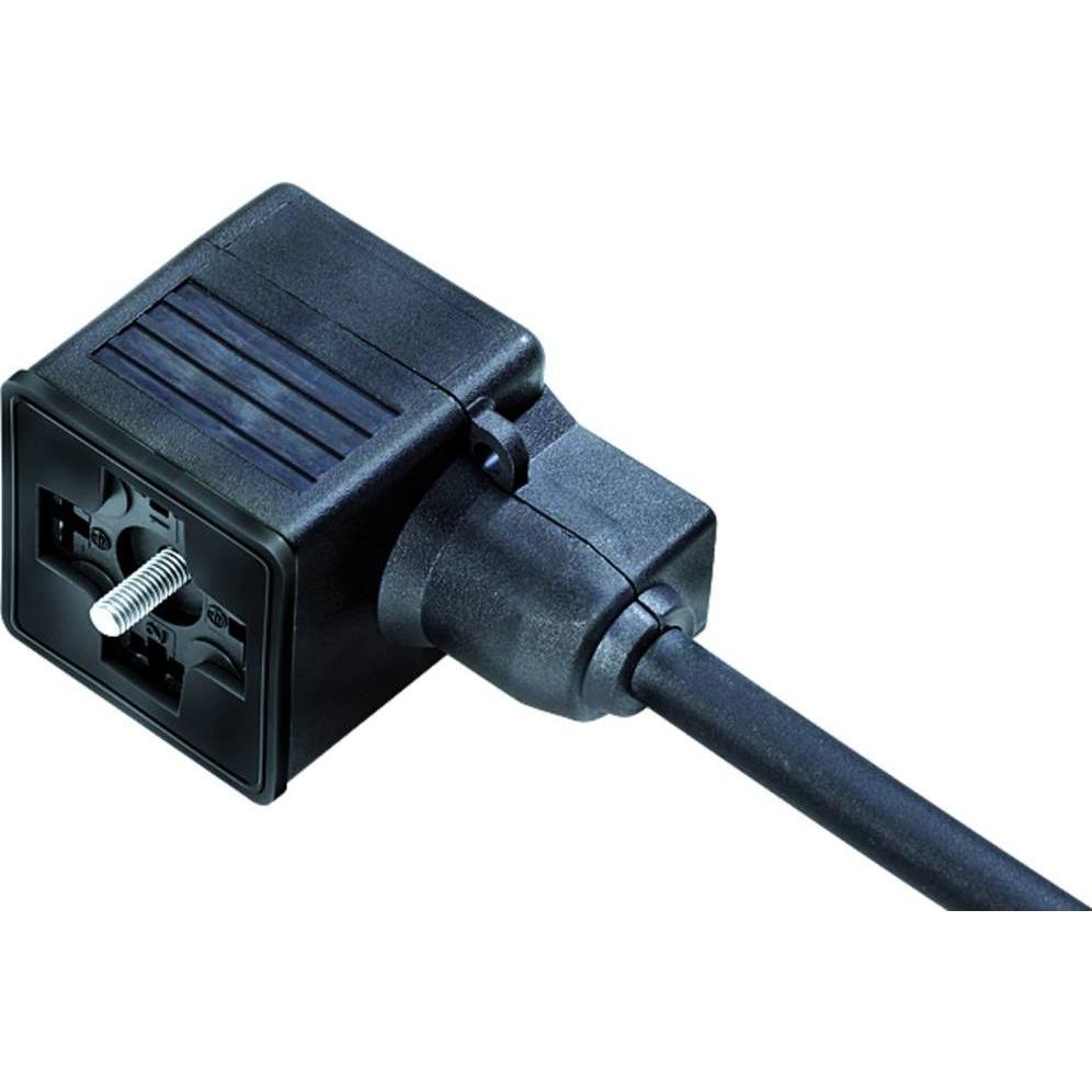 Schubiger Magnetventilsteckose A umspritzt Schwarz 31 5235 300 000 Binder Inhalt: 1 St., Elektronikkabel + Stecker, Schw...