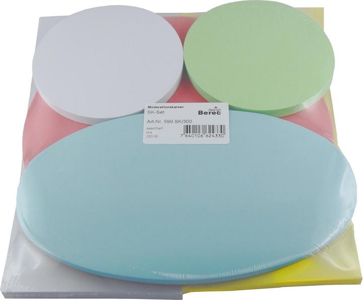 Actual product image Berec Self-adhesive moderation cards