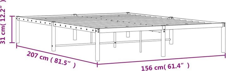 Image du produit vidaXL Bettgestell (150 x 200 cm)