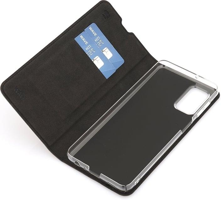 Produktbild Wave BookCase -suojakotelo, Samsung Galaxy A32, musta (Samsung Galaxy A32 5G)