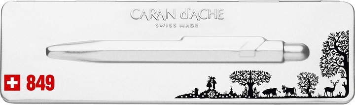 Produktbild Caran d'Ache 849 Scherenschnitt mit Etui (Schwarz, Silber, 1 x)