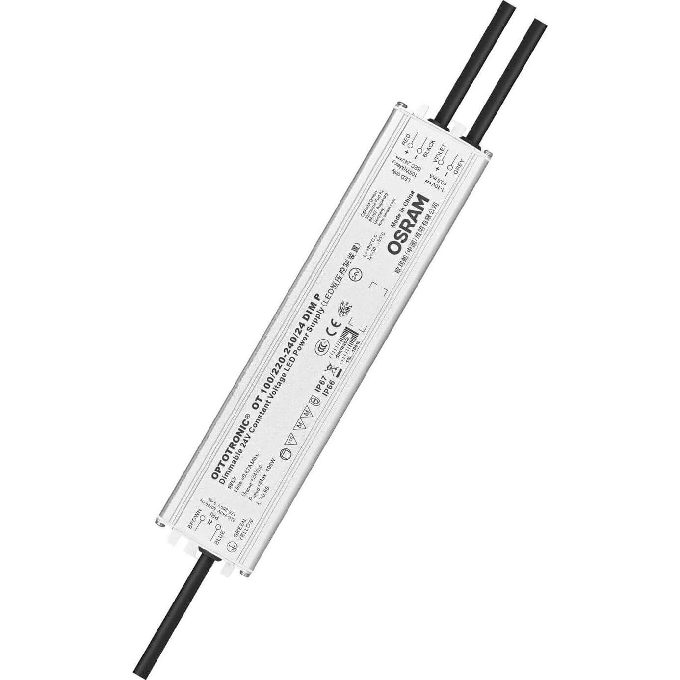 Osram, Zubehör Beleuchtung, Netzteil - 24V 100W IP67 dimmbar