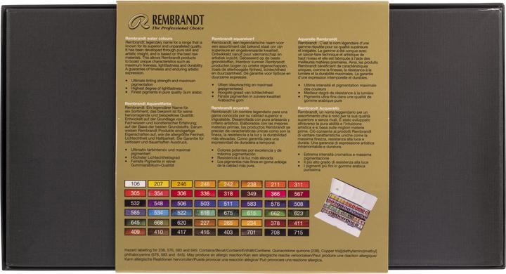 Actual product image Rembrandt Water colour box (Multicolor, 480 ml)