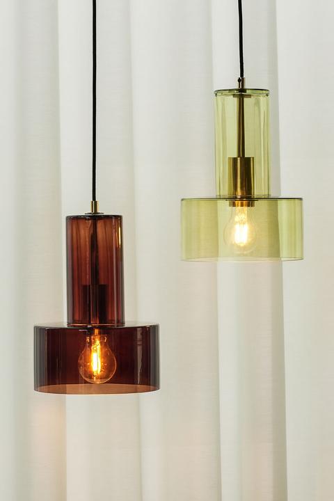 Actual product image Hübsch Ripple ceiling light Green (E27)