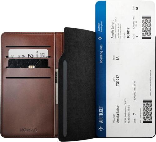Produktbild Nomad Leather Passport Wallet Pen Edition Rustic Brown