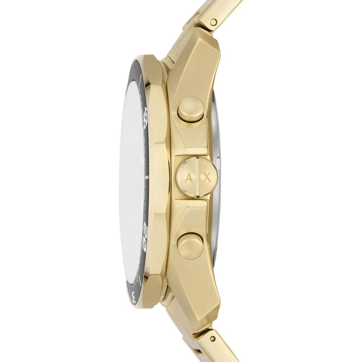 Thumbnail - Armani Exchange, Armbanduhr, Spencer, Gold, (Chronograph, 44 mm)