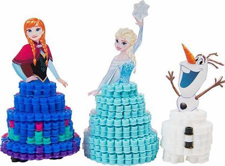 Produktbild Bekos Disney Frozen Die Eiskönigin SET 3D Perlenfiguren Bastelset