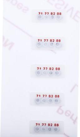 Produktbild RS PRO Temperaturaufkleber 71-88°C