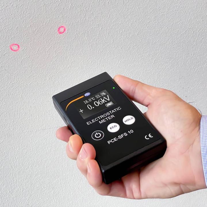 Actual product image PCE Instruments Electrostatic measuring device Electromagnetic field, humidity