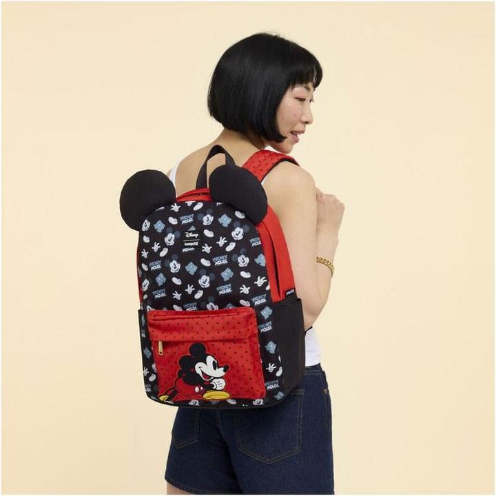 Actual product image Loungefly Disney Mickey nylon backpack 43cm