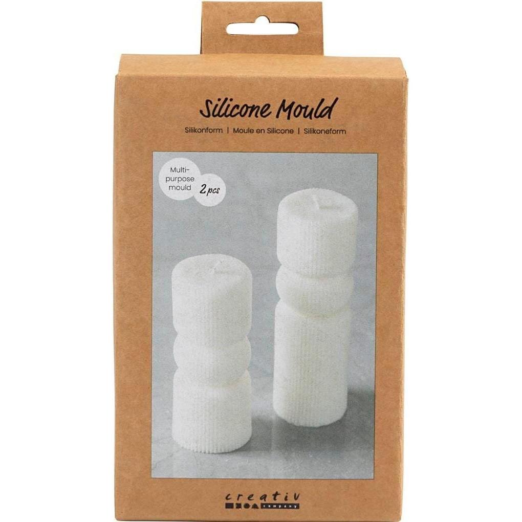 Creativ Company Silicone Mould - Ribbed Cylinder With Arch (371195)