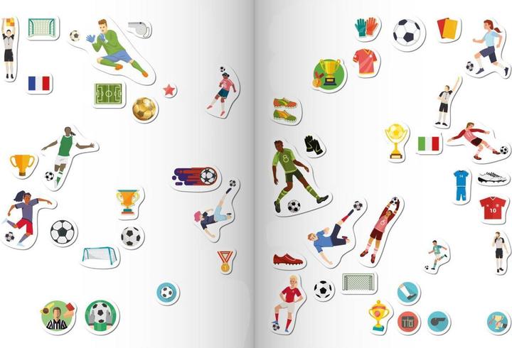 Actual product image My Sticker Album Football with 100 Stickers