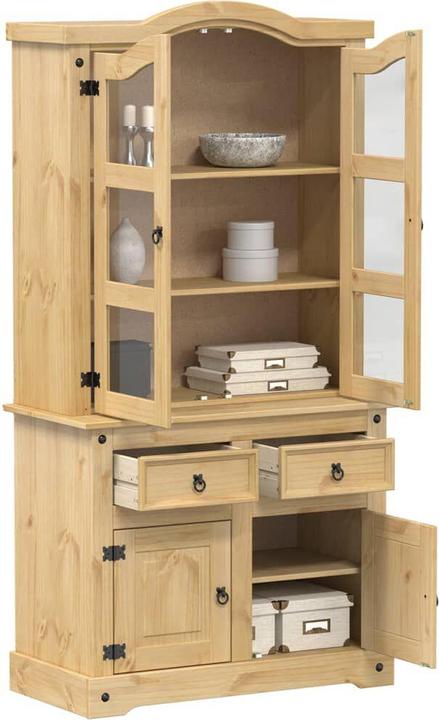 Produktbild vidaXL Vitrinenschrank (100 x 48.50 x 179 cm)