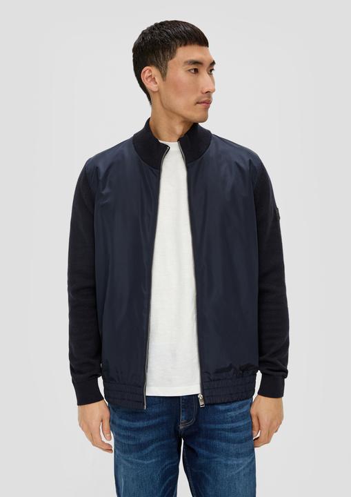 Produktbild s.Oliver Strickjacke Strickjacke mit Stehkragen (XL)