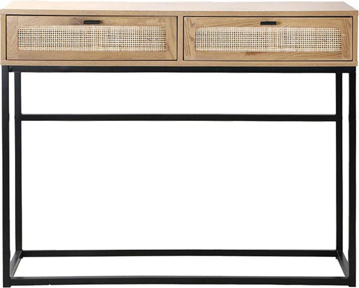 Image du produit Casâme Console 2 Tiroirs avec Cannage Rotin L100cm - JAYA