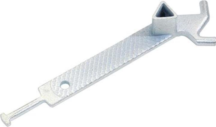 Produktbild Gausmann Dreikantschlüssel DIN 3223 mit Haken Temperguss passend für Absperrpfosten