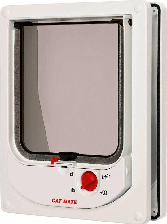 Productafbeelding Cat Mate 4-voudig afsluitbaar kattenluik, elektromagnetisch, wit (Magnetisch kattenluik)