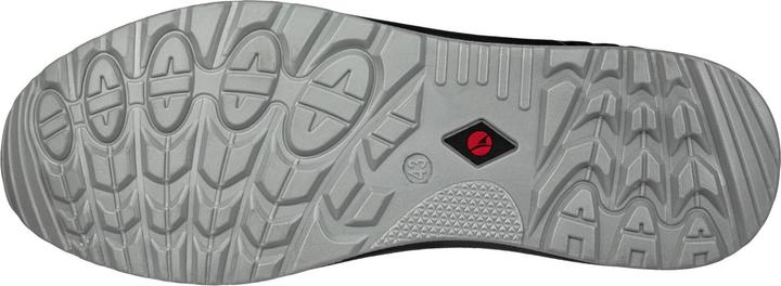 Actual product image ISM Professional shoe CLIFTON ST LOW size 41 black/red hydrophobised leather (O2, 41)