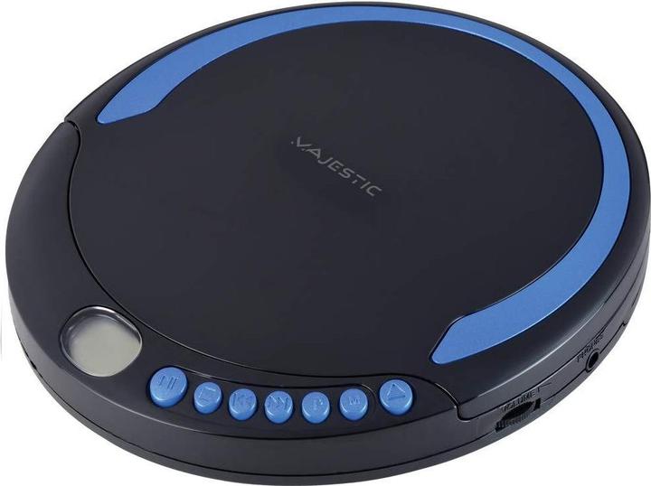 Majestic New DM-1550 Portable CD Player Black, Blue