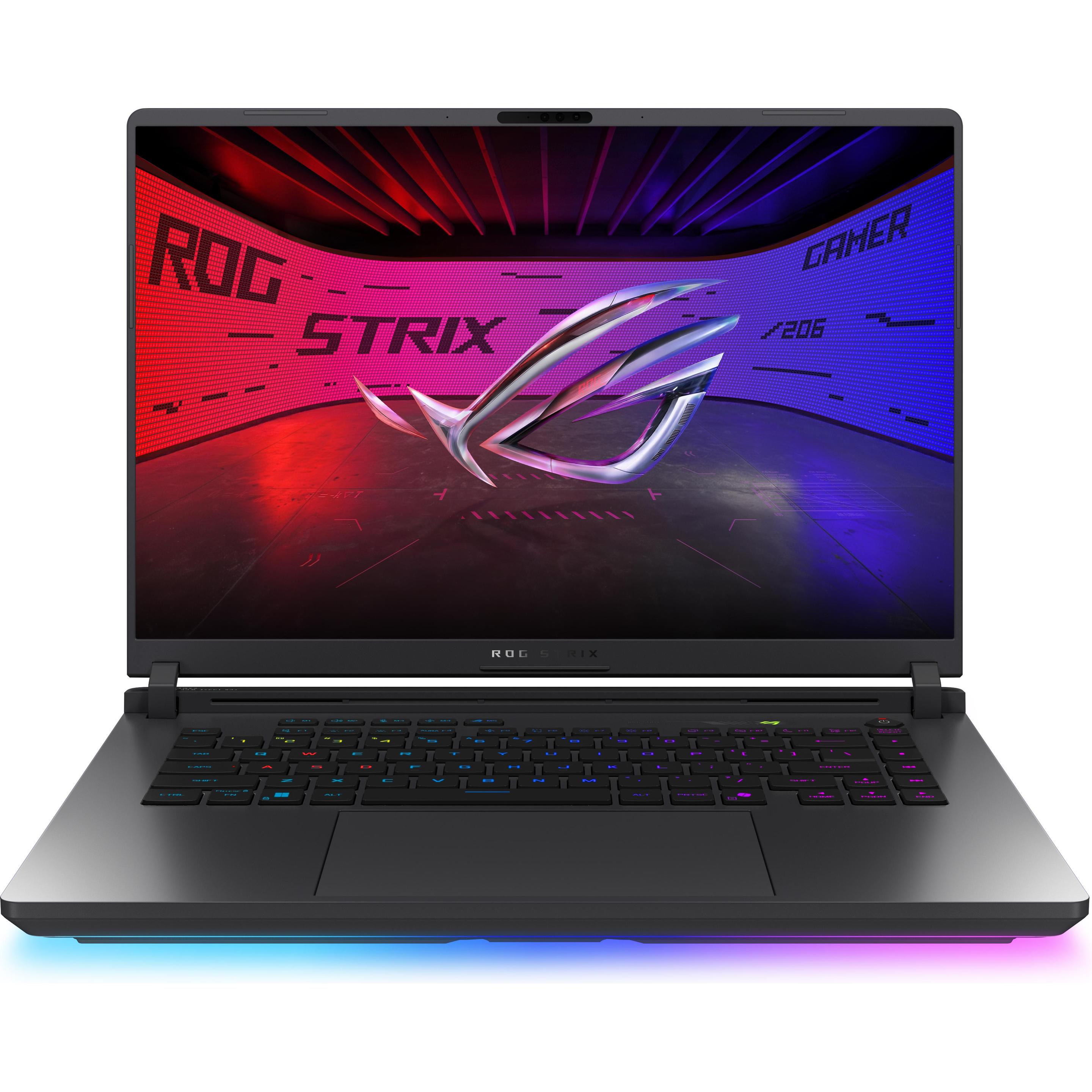 ASUS ROG Strix G16 RTX 5070 Ti (16", 1000 GB, 32 GB, DE, Intel Core Ultra 7 255HX), Notebook, Grau
