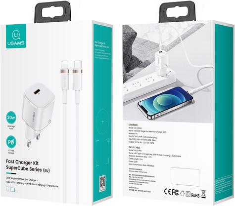 Image du produit Usams Set Super Cube (20 W, 1 portion)