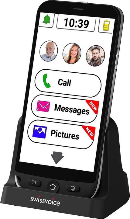 Produktbild Swissvoice G50 (16 GB, Schwarz, 5", Single SIM, 4G)