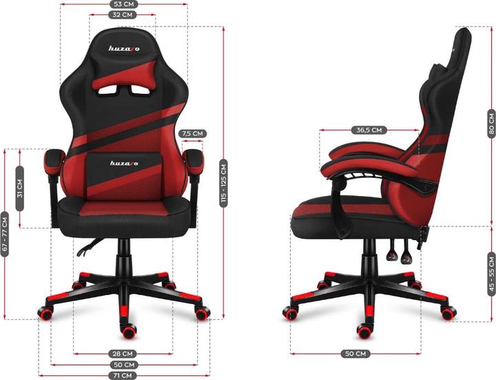 Produktbild Huzaro Fotel gamingowy Force 4.4 REd Mesh