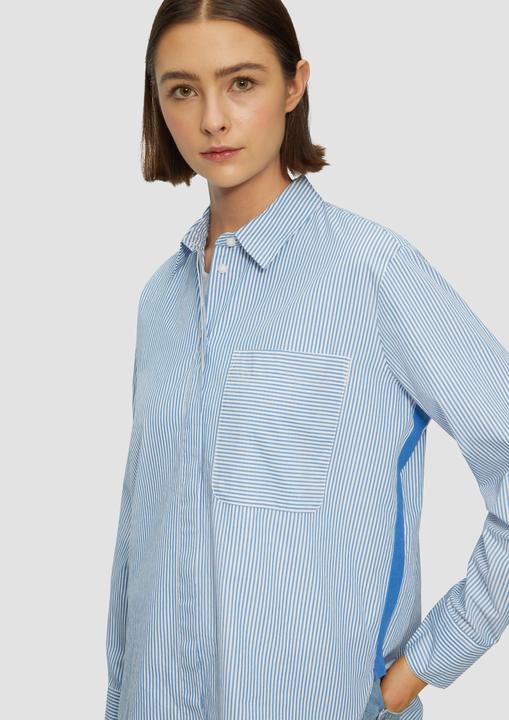 Produktbild S.Oliver Bluse Streifenbluse mit seitlichem Ziertape (44)