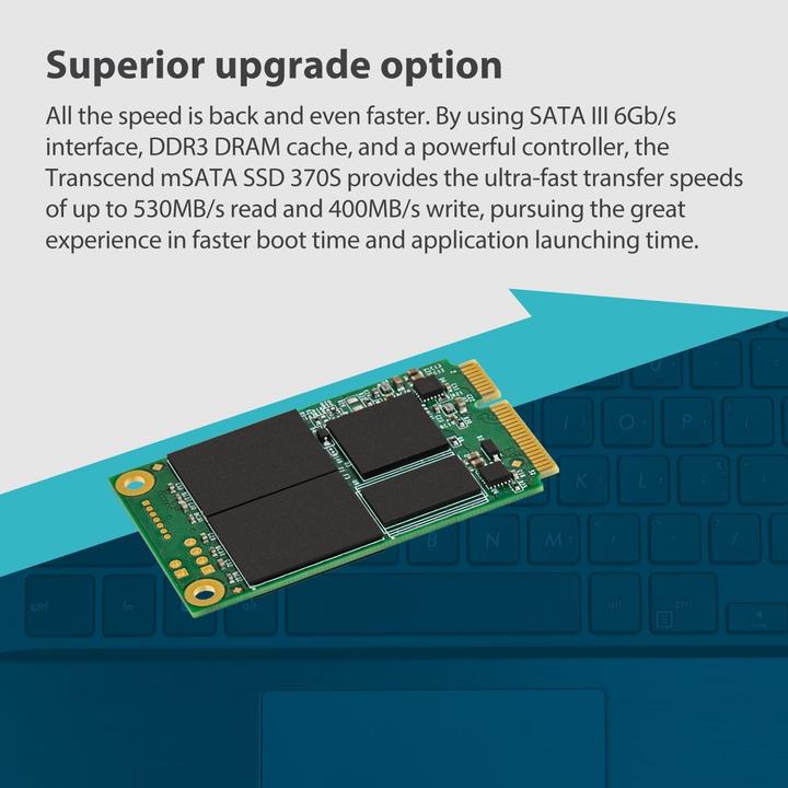 Produktbild Transcend 370S (256 GB, mSATA)