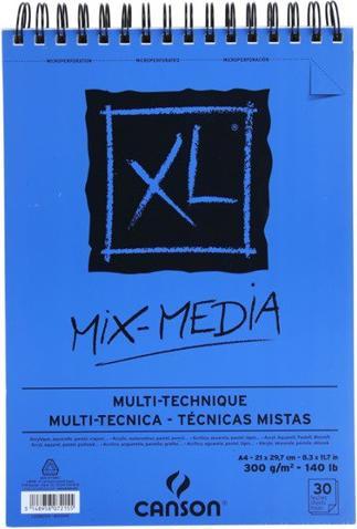 Produktbild Canson Aquarellblock MixMedia XL (A4, Blanko, Weicher Einband)