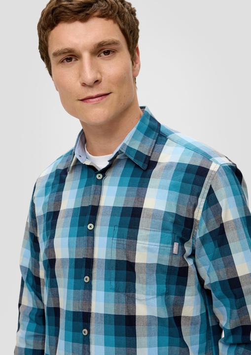 Immagine prodotto s.Oliver Hemd Regular: Langarmhemd aus Baumwolle (M)