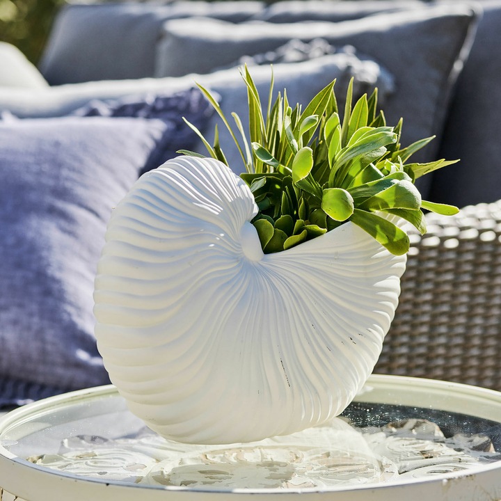Actual product image Loberon Cachepot Manteur white (28.50 cm)