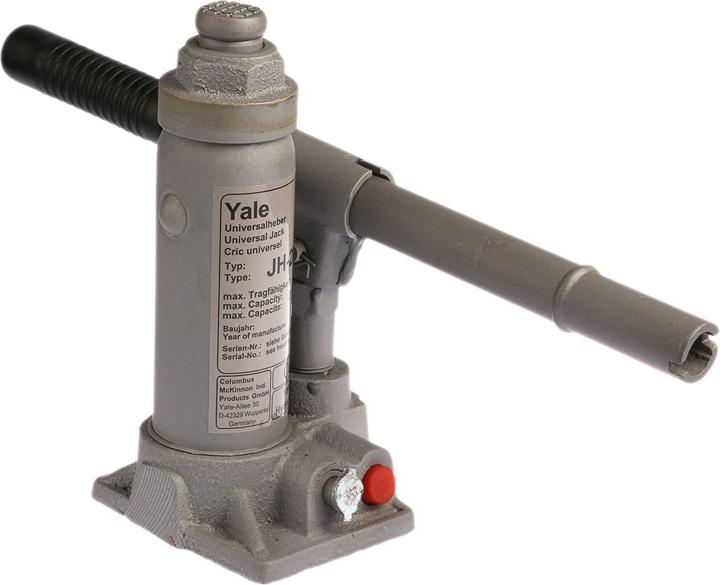 Actual product image Yale Industrial universal bottle jack, 2 tonne