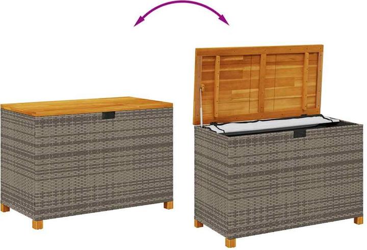 Actual product image vidaXL Garten-Auflagenbox