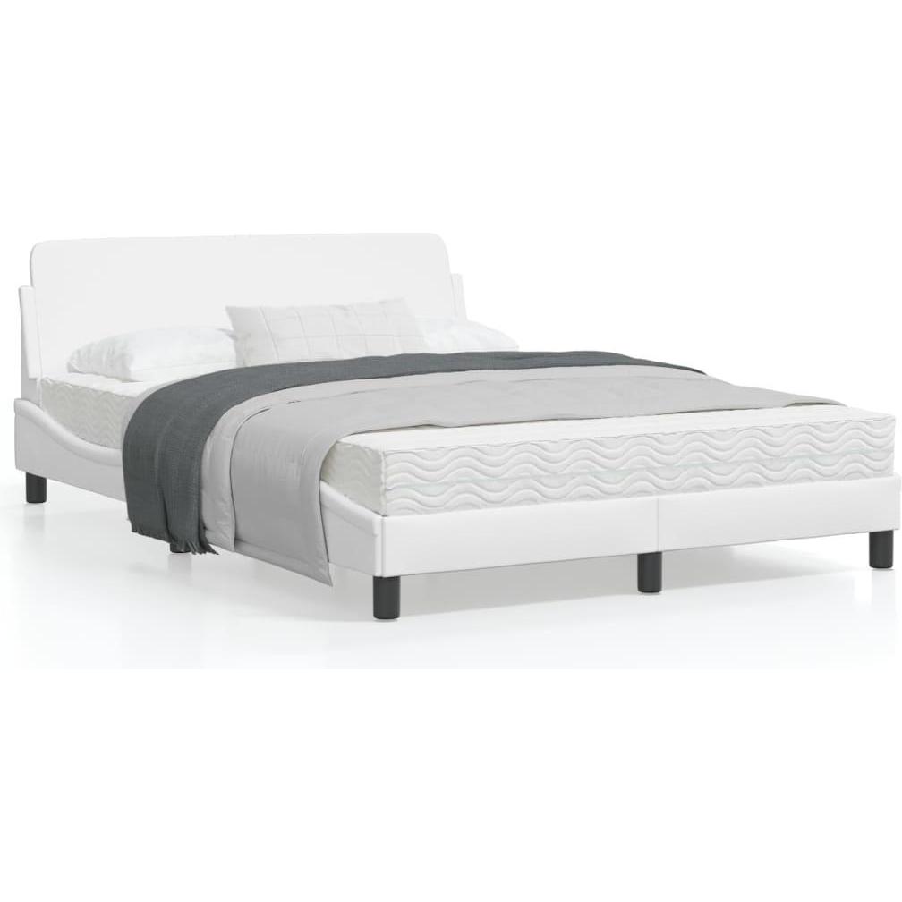 Thumbnail - VidaXL, Bett, Bettgestell mit Kopfteil Kunstleder (140 x 190 cm)